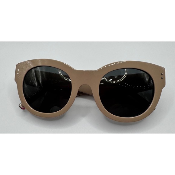 Burberry Accessories - Burberry Sunglasses‎ Round Beige Frames Designer Eyewear Italy B 4229